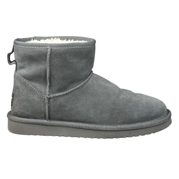 Koolaburra X UGG Women’s Burra Mini Grey Suede Winter Boot Size US 7 - Picture 1 of 11